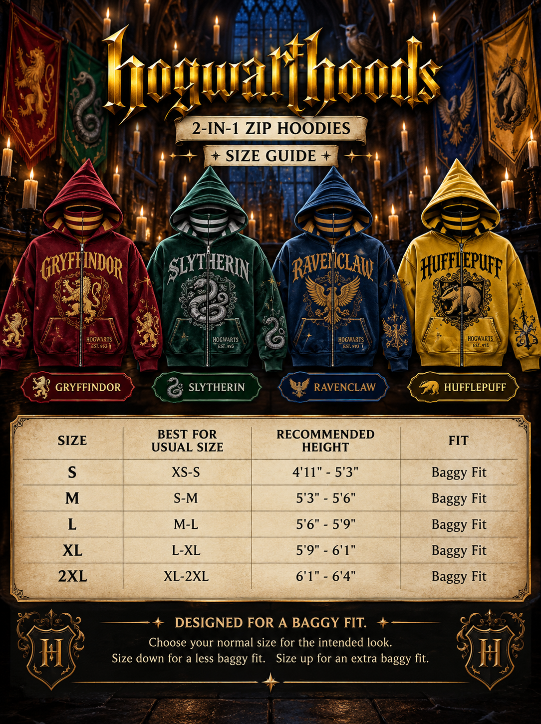 Hogwarthoods (PRE-ORDER)